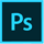 Logiciel Adobe Creative Suite, picto Photoshop